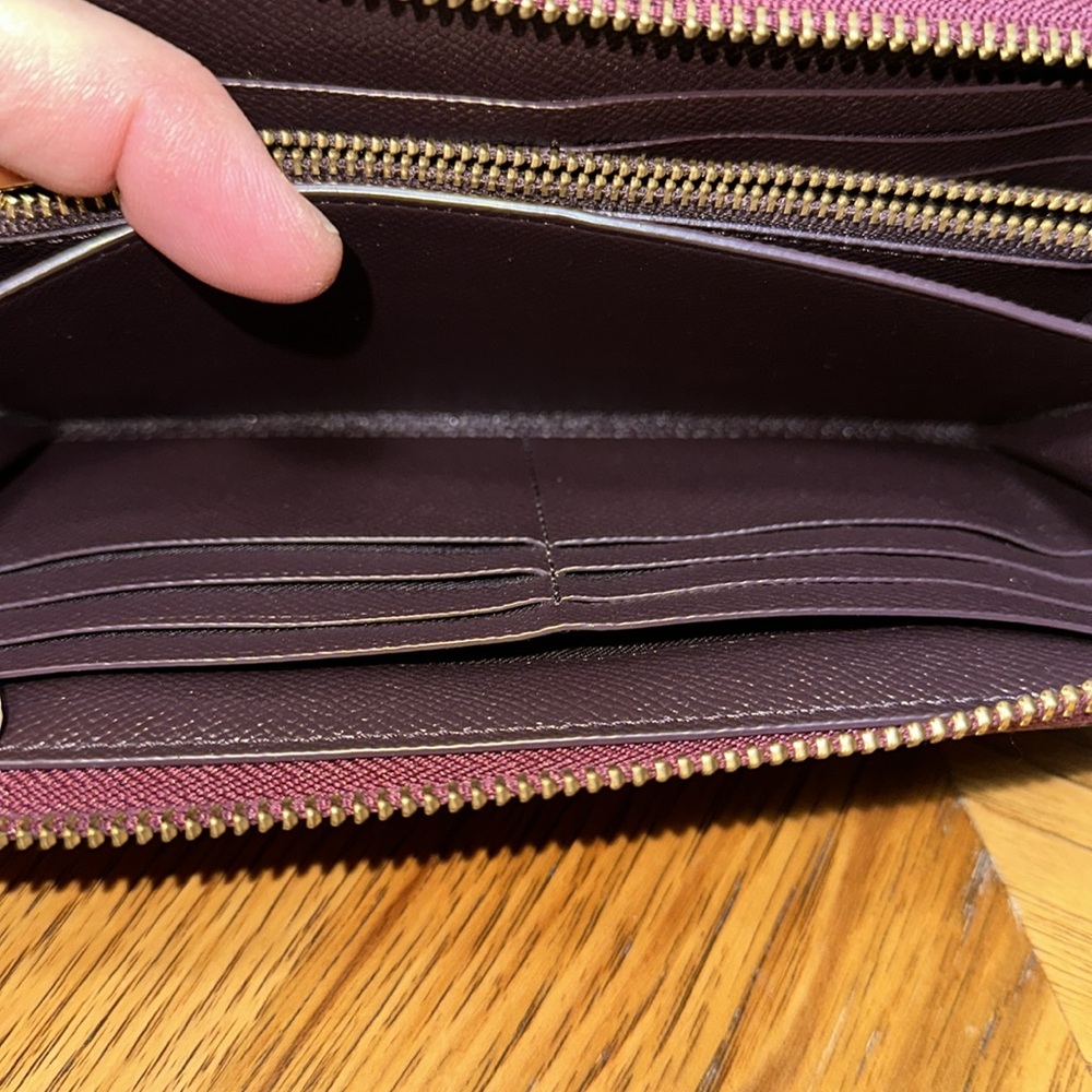 COACH Long Zip Around Wallet - Picture 14 of 16